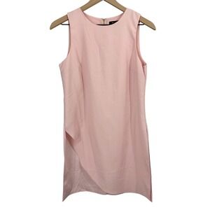 White House‎ Black Market Blush Sleeveless Tunic Top Pink Size 2